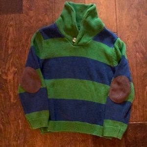 ❤️3/$20 Greendog boys sweater green blue stripe‎ 5
